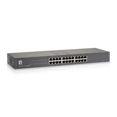 5. LevelOne GSW-2457 Network Link Unmanaged Gigabit Ethernet (10/100/1000) Black