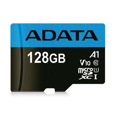 8. Memory card with ADATA Premier AUSDX128GUICL10A1-RA1 adapter (128GB; Class 10; + adapter)