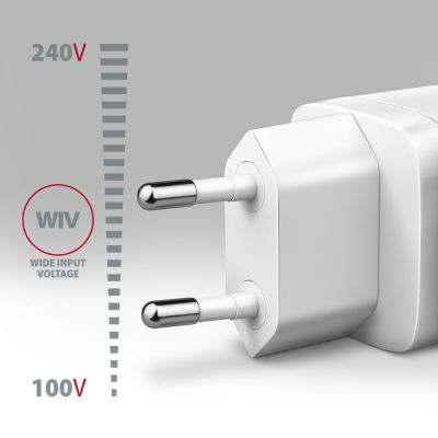 3. Axagon ACU-DPQ65W Mobile Device Charger Universal White AC Fast Charging Internal