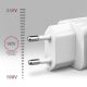 3. Axagon ACU-DPQ65W Mobile Device Charger Universal White AC Fast Charging Internal