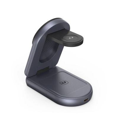 3. Tech-Protect A53 3in1 MagSafe 25W QI2.2 Wireless Charger - Dark Gray