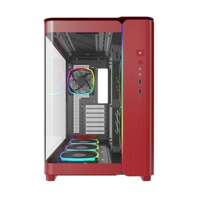 5. Montech KING 95 PRO Midi Tower Red