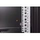 5. Digitus Unique 19" 20U wall-mounted network cabinet 600x450, glass door, black, undivided, assembled, 100kg