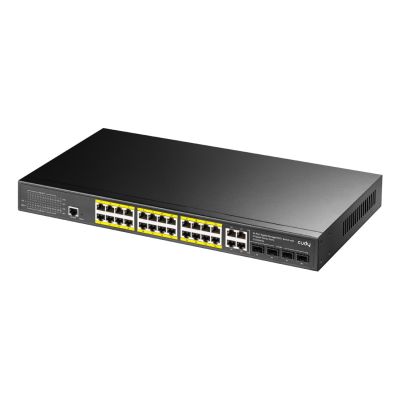 2. Cudy GS2028PS4 Managed L2 Gigabit Ethernet (10/100/1000) PoE Support 1U Black