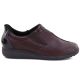 2. Women’s Burgundy Leather Wedge Shoes M.Daszyński SFY2647-5
