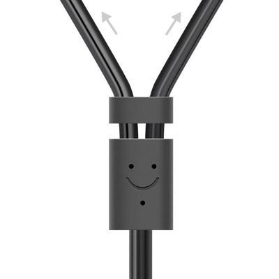 3. Ugreen AV102 10772 cable 3.5 mm mini jack (male) / 2RCA (male) 1m - gray