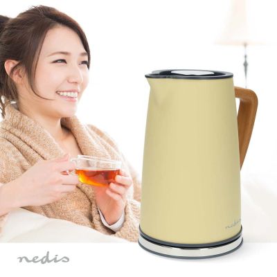 2. Nedis KAWK510EYW 1.7L Yellow Electric Kettle