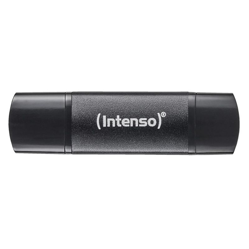 7. Intenso 3544492 USB Flash Drive 256GB USB Type-A / USB Type-C 3.2 Gen 1 (3.1 Gen 1) Black