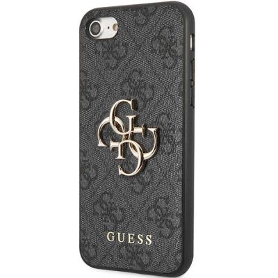 2. Guess GUHCI84GMGGR iPhone 7/8/SE 2020/ 2022 grey/grey hardcase 4G Big Metal Logo