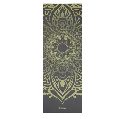 10. Gaiam Cool Matcha Sundial Layers 5mm 65735 yoga mat