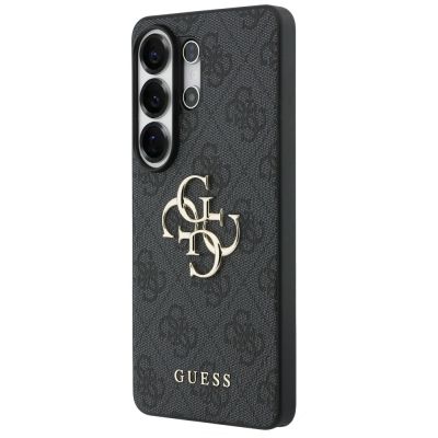 2. Guess 4G Big Metal Logo Case for Samsung Galaxy S26 Ultra - Black