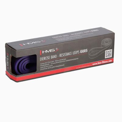 8. Exercise band HMS PURPLE GU05 32x4.5x2080 mm