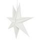 3. PAPER STAR DECORATION 30 CM 7-POINT WHITE SASKA GIFT & DECOR