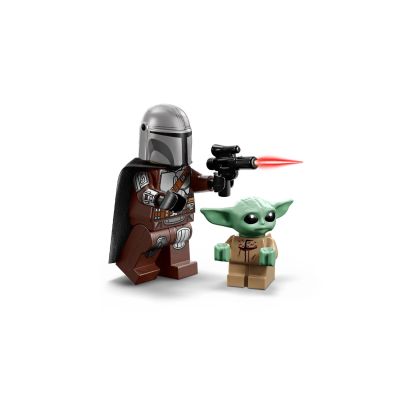 4. LEGO Star Wars 75436 Mandalorian and Grogu's Landspeeder