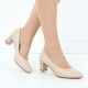 20. Sergio Leone W SK415B beige high heel pumps