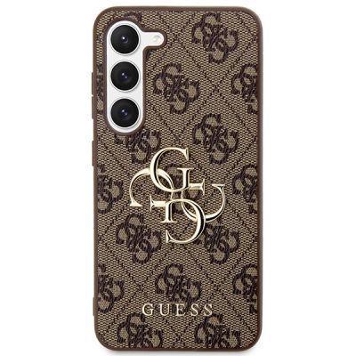 3. Guess GUHCS23S4GMGBR S23 S911 brown/brown hardcase 4G Big Metal Logo