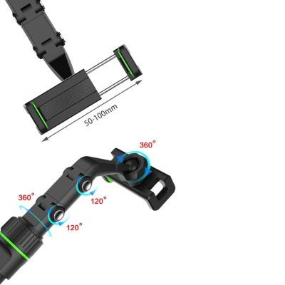 17. Adjustable car rearview mirror holder for smartphone
