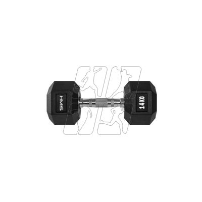 8. HMS HEX PRO 14 kg dumbbell