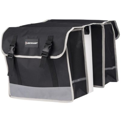 11. Dunlop double pannier rack bicycle bag 26L 417400