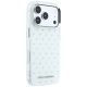 4. Karl Lagerfeld IML Rhinestones Allover and Electroplated Logo Case for iPhone 17 Pro Max / 18 Pro Max - White