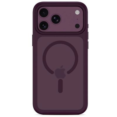 4. Tech-Protect Magmat Magsafe CC Case for iPhone 18 Pro Max / 17 Pro Max - Burgundy Matte