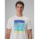 3. Men's regular printed T-shirt 4F 4FRSS26TTSHM4291-11S