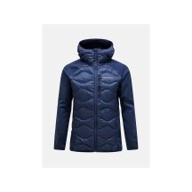 Peak Performance M Helium Down Hybrid Hood Jacket Navy Blue