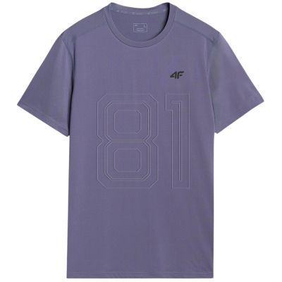 2. Men's T-shirt 4F FNK M1521 blue 4FWAW25TFTSM1521 33S