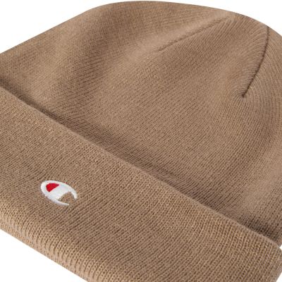 3. Champion Beanie Cap Beige 806065 MS100