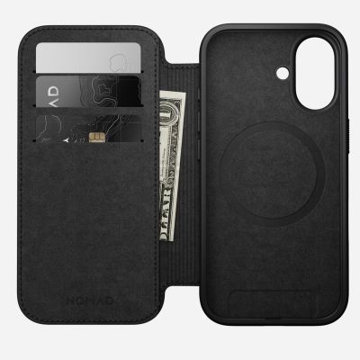 2. Nomad NM014209858 Cell Phone Case 16 cm (6.3") Folio Brown
