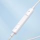 8. Joyroom JR-EW01 in-ear wired mini jack headphones with remote control - white