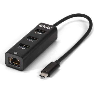 2. CLUB3D CSV-1549 USB Type-C Hubs and Concentrators 5000 Mbit/s Black