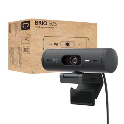 13. Logitech Webcam Brio 505 Black