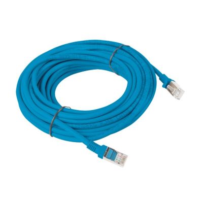 2. UTP patch cord Lanberg PCU5-10CC-1000-B (RJ45 - RJ45 ; 10m; UTP; cat. 5e; blue)