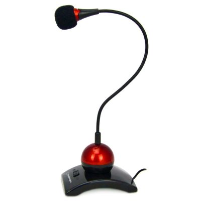 Esperanza Chat Desktop Microphone EH130 (red)