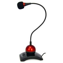 Esperanza Chat Desktop Microphone EH130 (red)
