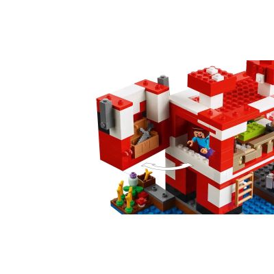 5. LEGO MINECRAFT 21270 Mushroom Cow House