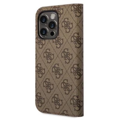 2. Guess GUBKP14XHG4SHW iPhone 14 Pro Max 6.7 "brown / brown book 4G Vintage Gold Logo