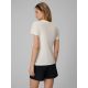2. Women's regular printed T-shirt 4F 4FRSS26TTSHF4422-12S