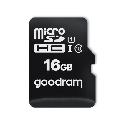 4. GoodRam All in one M1A4-0160R12 Memory Card with Adapter and Card Reader (16GB; Class 10; Adapter, MicroSDHC Card Reader, Memory Card)