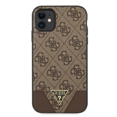 5. Guess 4G Triangle Collection case for iPhone 11 6.1" / Xr 6.1" - brown