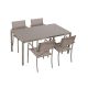 MASTER LIVORNO GARDEN FURNITURE SET 4 CHAIRS + TABLE