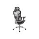 2. Ergonomic Office Chair + Headrest/Armrests Gray Solid Retail Equipment