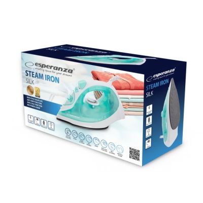 7. Esperanza SILK EHI005 steam iron (2200W; white)