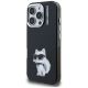 2. Karl Lagerfeld IML Aquarelle Choupette & Logo Case for iPhone 16 Pro Max - Black