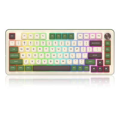 2. REDRAGON K681CGC-RGB-PRO Cyrus Keyboard USB + RF Wireless + Bluetooth White, Green