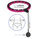 15. HHM16 HULA HOP BLACK/PINK WITH MAGNETS AND WEIGHT + HMS COUNTER