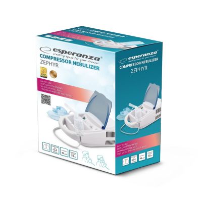 14. Esperanza ZEPHYR ECN002 compressor inhaler (white, blue)