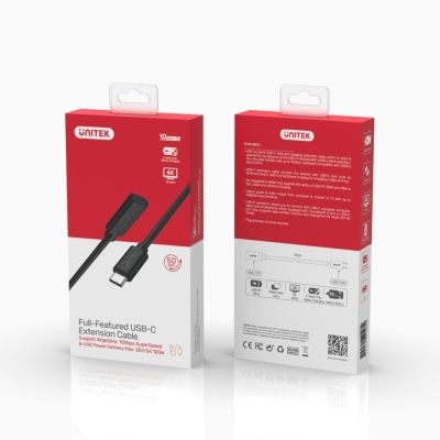 4. UNITEK USB-C EXTENSION CABLE 10GBPS 4K 60HZ PD 20V/5A