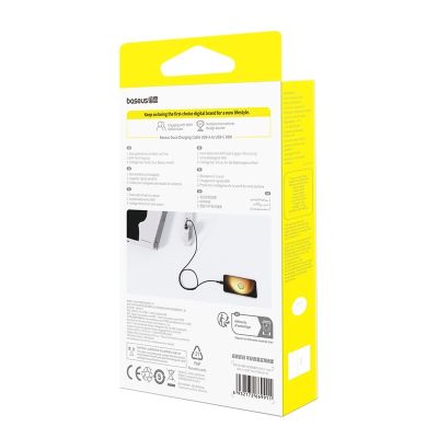 7. Baseus Dura USB-Type C Cable 60W 1m (Red-Black)